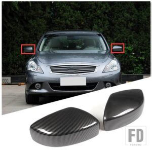 ABS カーボンインフィニティ G25 G37 2007-2013 カーセンターコントロールギアシフトパネルステアリングホイールトリムステッカーカーアクセサ - Style 10 For 2009-13