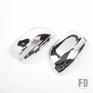 トヨタ ランドクルーザープラド FJ150 150 2010-2019 ABS クロームサイドバックミラーキャップカバートリムアクセサリー - Bright Silver