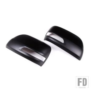 トヨタ ランドクルーザープラド FJ150 150 2010-2019 ABS クロームサイドバックミラーキャップカバートリムアクセサリー - Matte Black