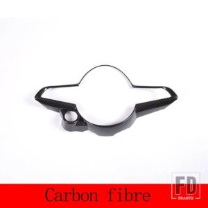 ABS カーボン/レッドアルファロメオトナーレ 2022 ステアリングホイール装飾フレームステッカーインテリアアクセサリー - Carbon Fiber