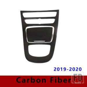 メルセデスベンツ Eクラス W213 S213 A238 C238 2016-2021 ABS センターコンソール装飾パネルカバートリムカーアクセサリー - Carbon Fiber 19-20