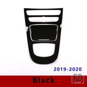 メルセデスベンツ Eクラス W213 S213 A238 C238 2016-2021 ABS センターコンソール装飾パネルカバートリムカーアクセサリー - Black 19-20