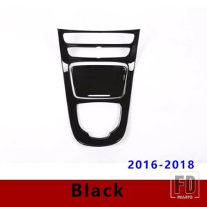 メルセデスベンツ Eクラス W213 S213 A238 C238 2016-2021 ABS センターコンソール装飾パネルカバートリムカーアクセサリー - Black 16-18