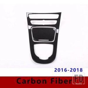 メルセデスベンツ Eクラス W213 S213 A238 C238 2016-2021 ABS センターコンソール装飾パネルカバートリムカーアクセサリー - Carbon Fiber 16-18