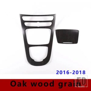 メルセデスベンツ Eクラス W213 S213 A238 C238 2016-2021 ABS センターコンソール装飾パネルカバートリムカーアクセサリー - Oak wood 16-18