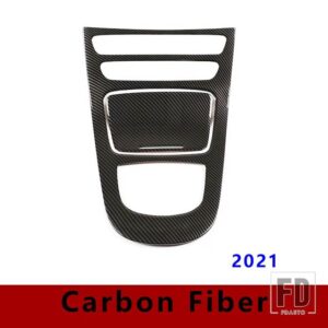 メルセデスベンツ Eクラス W213 S213 A238 C238 2016-2021 ABS センターコンソール装飾パネルカバートリムカーアクセサリー - Carbon Fiber 2021