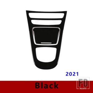 メルセデスベンツ Eクラス W213 S213 A238 C238 2016-2021 ABS センターコンソール装飾パネルカバートリムカーアクセサリー - Black 2021