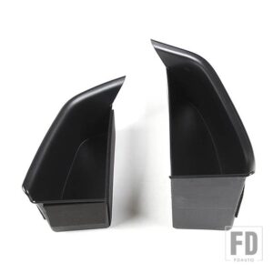 BMW LHD 1 2シリーズ F40 F44 2020-2024 ABS ブラックフロントリアドアハンドルアームレスト収納ボックスホルダーカーアクセサリー - front door