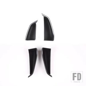 BMW LHD 1 2シリーズ F40 F44 2020-2024 ABS ブラックフロントリアドアハンドルアームレスト収納ボックスホルダーカーアクセサリー - front Rear