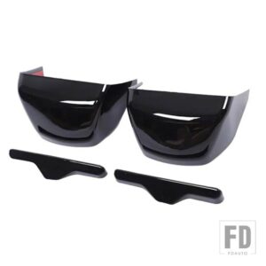 レクサス トヨタ ランドクルーザー 250 プラド LC250 2024 GX 2024 ABS サイドミラーボトムカバー装飾ステッカーカーアクセサリー - Glossy Black
