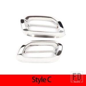 メルセデスベンツ GLE350 GLE450 GLC GLS W167 X253 X167 2020-22 マフラーマフラーテールカバートリム車外装アクセサリー ABS - C-Silver