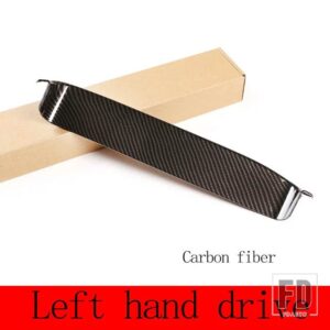 BMW LHD RHD 5シリーズ F10 2011-2017 ABS カーボンダッシュボードディスプレイ装飾フレームインテリアアクセサリー - Left Hand Drive2