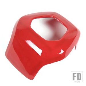 シボレー ABS カーボンコルベット C8 スティングレイ Z51 Z06 2020-2023 ステアリングホイール外枠カバーインテリアアクセサリー - Red