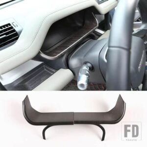 ランドローバー LHD 2個 ディフェンダー 110 130 2020-2024 ABS カーボンダッシュボードディスプレイ装飾フレームカーアクセサリー - Oak Grain