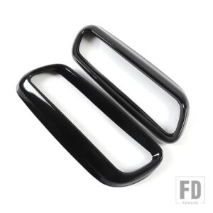 ランドローバー レンジローバースポーツ 2023 2024 ステンレス黒マフラーテール喉カバー装飾アクセサリー - Style A Black