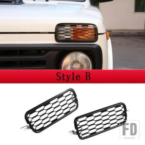 合金ヘッドライトカバーウィンカーフォグライトカバー LADA NIVA 4X4 2009-2019 カーアクセサリー - style 5