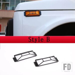 合金ヘッドライトカバーウィンカーフォグライトカバー LADA NIVA 4X4 2009-2019 カーアクセサリー - Style 8
