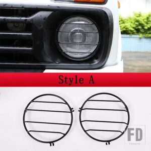 合金ヘッドライトカバーウィンカーフォグライトカバー LADA NIVA 4X4 2009-2019 カーアクセサリー - Style 1