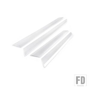 メルセデスベンツ ABS クロームインテリアドア装飾パネルカバートリム Cクラス W204 C180 C200 2009-2014 カーアクセサリー - Silver2