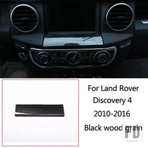 ランドローバー ディスカバリー 4 LR4 10-16 黒木目車中央制御計器パネルインテリア装飾フレームアクセサリー - Style 15