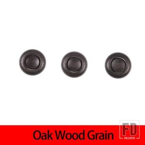 ランドローバー ABS クロームカーシートヘッド調整ボタンカバートリムディフェンダー 110 2020-2022 カーアクセサリー - Oak Wood Grain2