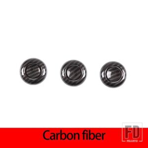 ランドローバー ABS クロームカーシートヘッド調整ボタンカバートリムディフェンダー 110 2020-2022 カーアクセサリー - Carbon Fiber3