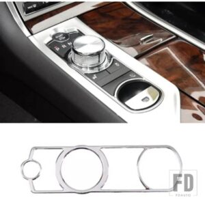 ジャガー XF 2012-15 合金中央制御空調マルチメディアボタン装飾ステッカーカーアクセサリー - Style G