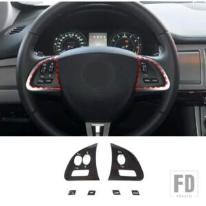 ジャガー XF 2012-15 合金中央制御空調マルチメディアボタン装飾ステッカーカーアクセサリー - STYLE Y