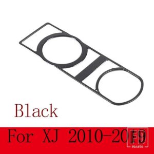 ジャガー XF 2008-2015 XJ 2010-2019 合金シフトボタンフレーム装飾ステッカーインテリアアクセサリー - For XJ 2010-20193