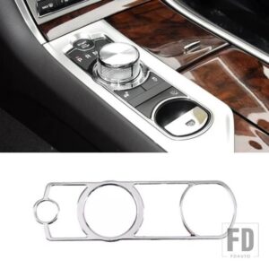 ジャガー XF XJ 2010-2019 インテリア中央制御シフトパネルボタン装飾ステッカーカーアクセサリー - For XF 2008-2015