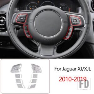 ジャガー XF XJ 2010-2019 インテリア中央制御シフトパネルボタン装飾ステッカーカーアクセサリー - For XJ 2010-20196