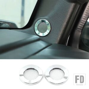 ハマー H2 H3 2003-2009 合金高輝度ダッシュボード A ピラーツイーターカバースピーカー装飾カバーアクセサリー - For H2 03-07