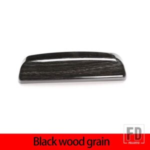 ランドローバー ディスカバリー 3/4 LR3 LR4 2004-16 ABS 中央制御アームレストボックススイッチカバー装飾ステッカーカーアクセサリー - Black Wood Grain