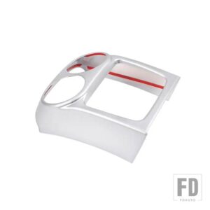 ジャガー XJ 2010-2019 ABS ブラックリア空調アウトレットカバー抗キックパネルカバートリムカーアクセサリー - Silver