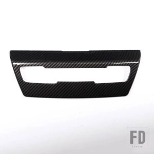 BMW ABS カーボン 2シリーズ F45 F46 218I 2015-2018 センターコンソールボリュームコントロールパネルカバートリムカーアクセサリー - Carbon Fiber