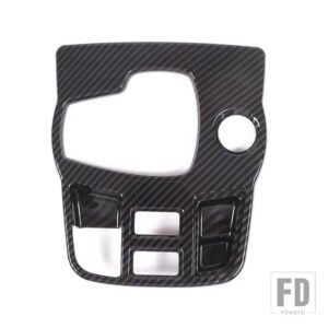 ジャガー ABS カーボン F-TYPE 2013-2024 センターコンソールギアシフト制御フレームギアシフトパネルカバーカーアクセサリー - Style B-Carbon Fiber