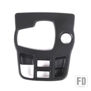 ジャガー ABS カーボン F-TYPE 2013-2024 センターコンソールギアシフト制御フレームギアシフトパネルカバーカーアクセサリー - Style B Matte black