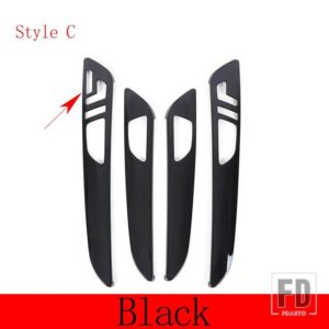 メルセデスベンツ ML GLE GL クラス GLS320 400 2012-2019ABS 黒室内ドア装飾パネルカバートリムアクセサリー - Style C Black