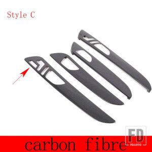 メルセデスベンツ ML GLE GL クラス GLS320 400 2012-2019ABS 黒室内ドア装飾パネルカバートリムアクセサリー - Style C Carbon