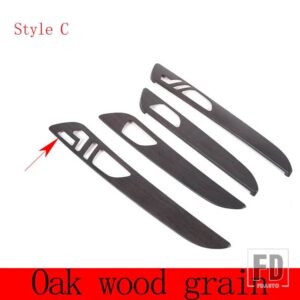 メルセデスベンツ ML GLE GL クラス GLS320 400 2012-2019ABS 黒室内ドア装飾パネルカバートリムアクセサリー - Style C Oak Wood