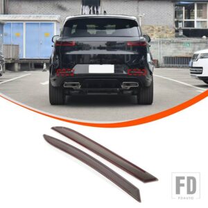 ランドローバー レンジローバースポーツヴォーグ L460 2023-2024 ABS ブラックリアフォグランプカバーステッカー車外装アクセサリー - For RR Sport