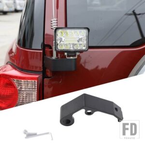 トヨタ FJ クルーザー 2007-2021 合金テールゲートヒンジフラッグポールスポットライトアンテナブラケットオフロードカーアクセサリー - Style A