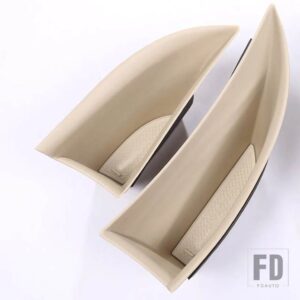 メルセデスベンツ LHD W222 Sクラス S300 S320 S350 S400 カーアクセサリーフロントドア収納ボックスコンテナホルダートレイ - BEIGE