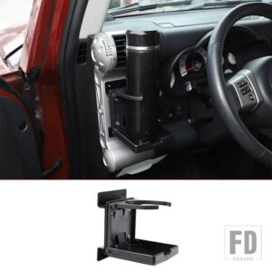 トヨタ FJ クルーザー 07-21 センターコンソールサイド空調アウトレット水カップブラケットアクセサリー - A