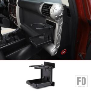 トヨタ FJ クルーザー 07-21 センターコンソールサイド空調アウトレット水カップブラケットアクセサリー - B