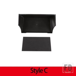 ランドローバー NEW 黒 ABS ディフェンダー 90 110 2020-2024 ABS 黒中央収納ボックス電話ボックスカーアクセサリー - Style C