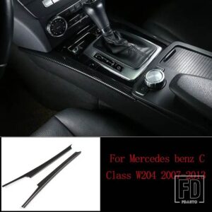 メルセデスベンツ カーボン内装トリムステッカー Cクラス W204 C180 C200 2007-2013 アクセサリー - 4