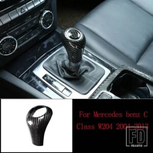 メルセデスベンツ カーボン内装トリムステッカー Cクラス W204 C180 C200 2007-2013 アクセサリー - 5