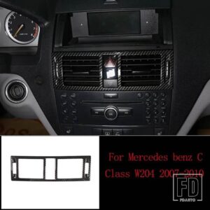 メルセデスベンツ カーボン内装トリムステッカー Cクラス W204 C180 C200 2007-2013 アクセサリー - 7