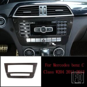 メルセデスベンツ カーボン内装トリムステッカー Cクラス W204 C180 C200 2007-2013 アクセサリー - 8